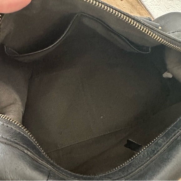 Madewell The Glasgow Satchel Black Leather Bag - Picture 13 of 16